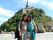 Con Nadia en Francia, Mount St. Michel 2010